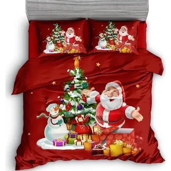 Povlečení Povlečení MIRELA HAPPY SANTA 7-dílná sada 140x200 cm