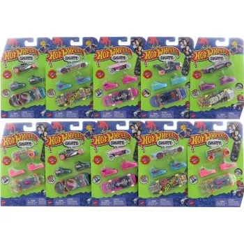 autíčko Hot Wheels Sběratelská kolekce fingerboard a boty HGT71