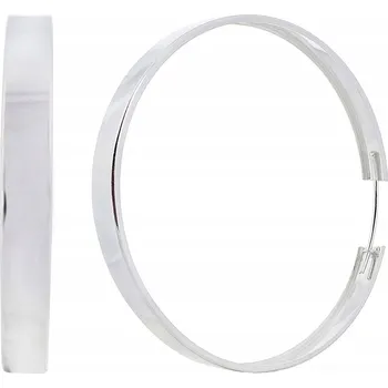 Náušnice STŘÍBRNÉ NÁUŠNICE dámské kruhy, kolečka, 4 cm