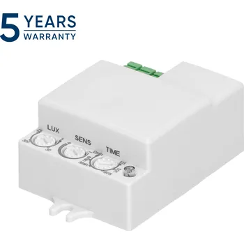 Pohybové čidlo MINI Mikrovlnné pohybové čidlo, ploché, 360°/180°, IP20, 1200W