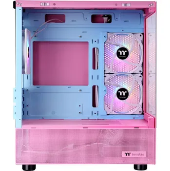 Počítač Thermaltake View 170 TG ARGB Bubble Pink micro tower herní pouzdro růžová, modrá