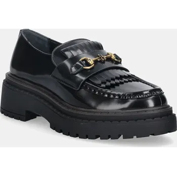 Dámské polobotky Kožené mokasíny Nokwol Perry Black Box dámské, černá barva, na platformě, Perry Black Box Perry.Black.Box 99X, EUR 40