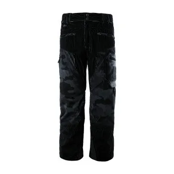 Snowboardové kalhoty Lyžařské kalhoty ENERGIAPURA VELVET GRONG CAMOUFLAGE dark grey L