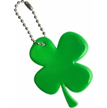 Cyklosvítilna Přívěšek reflexní čtyřlístek s řetízkem