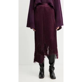 Dámská sukně Sukně BOSS Velacey 50546594 burgundské 93X, vel. 38