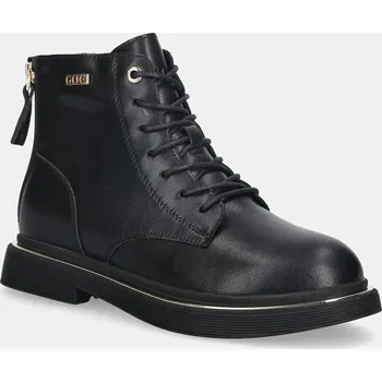 Dámské kozačky Kožené kotníkové boty GOE SS2N4101 SS2N4101.BLACK.GLD černá 99X, EUR 36