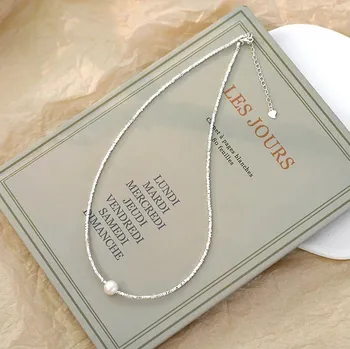 Náhrdelník For Silver Náhrdelník s přírodní sladkovodní perlou - Stříbro 925