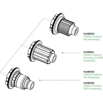 Náboj kola Ořech Hope Pro 5 - HUB553 MicroSpline