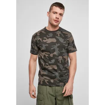 Pánské tričko Pánské tričko Urban Classics Camo Brandit šedá | hnědá 1751567
