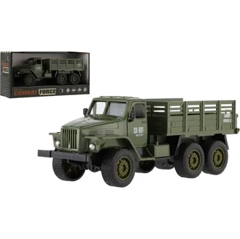 Hračka Auto vojenské nákladní plast 17cm na volný chod