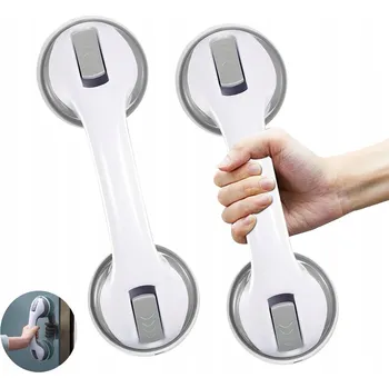 Sprchový držák KOUPELNOVÉ DRŽADLO NA PŘÍSAVKY PRO INVALIDY, DRŽADLO DO SPRCHY