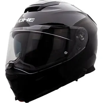 Helma na motorku YOHE Moto helma Yohe 937 Double Visor Lesklá Černá Černá XXL