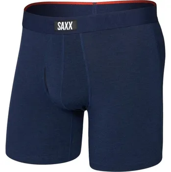 Boxerky Pánské boxerky SAXX VIBE XTRA SOFT COMFORT BOXER BRIEF FLY XXL Tmavě modrá