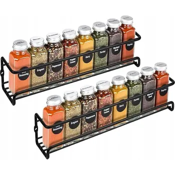 Obraz Hon far Kovový Závěsný Regál na Koření Bez Vrtání