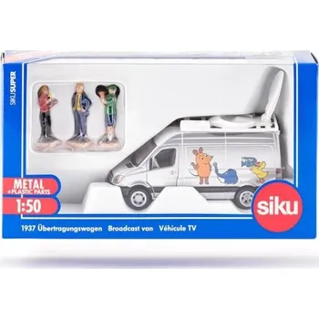 autíčko SIKU Super - velký přenosový vůz s televizním štábem 1:50