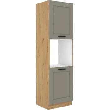 Stolarz-Lempert Kuchyňská skříňka Luna ClayGRAR - 60 DP-210 2F sloupek se zabudovanou troubou, dvířka