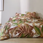 Blancheporte Bavlněné povlečení Roxana s potiskem béžová klasická plachta 180x290 cm