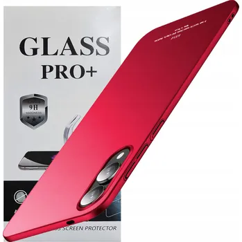 Pouzdro na mobilní telefon Zadní Kryt Audioimp pro Samsung Galaxy S25 Edge červený