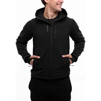 Pánská větrovka Pánská softshellová bunda Alpinus ASO černá 3XL