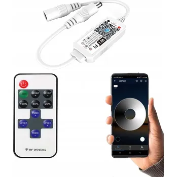 LED páska Wi-Fi LED ovladač ledrgb 96W bílý s RF dálkovým ovládáním