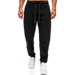 Denley pánské tepláky černé barvy velikost L