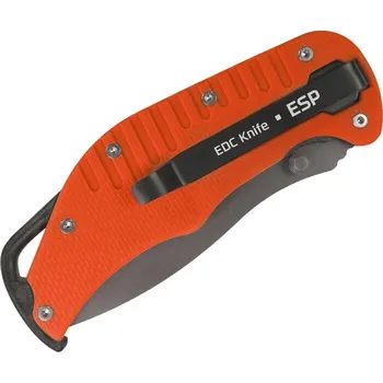 Pracovní nůž Nůž ESP EK-OB-01-S, kombinované ostří čepele, oranžovo-černy