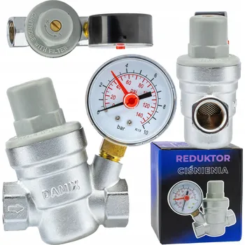 regulátor tlaku vody DAMIX Redukční ventil tlaku vody 1/2'' hříbkový 1,5-6,5 bar