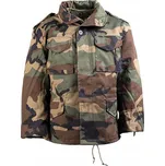 Dětská bunda parka vojenského stylu maskáčový Mil-Tec US Style M65 - Woodland L