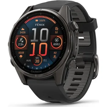 Chytré hodinky Hodinky Garmin fenix 8 - 43mm, Sapphire, Carbon Gray