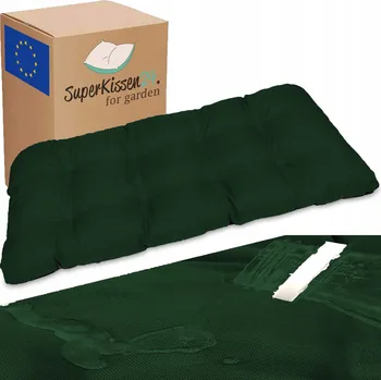 Polštář ZAHRADNÍ na lavičku, zahradní houpačku, zahradní nábytek 180x50 zelená