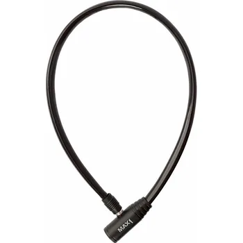 Zámek na kolo Zámek lanko MAX1 650mm černý