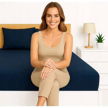 Prostěradlo Prostěradlo s gumou Teplé Vnitřek polyester 220 x 200 cm