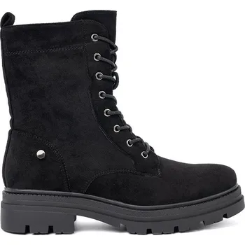 Dámské polobotky Pohodlné workery dámské černé na plochém podpatku 39