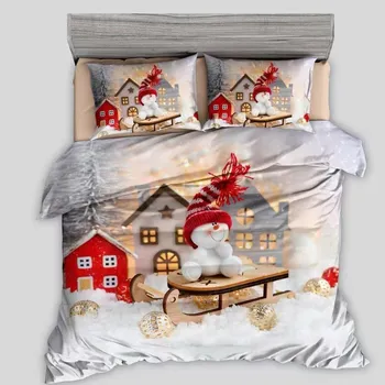 Povlečení Povlečení MIRELA SNOWY 7-dílná sada 140x200 cm