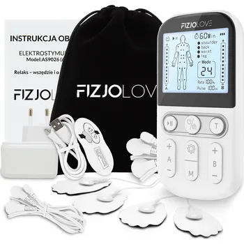 Masážní přístroj ELEKTROSTIMULÁTOR SVALŮ TENS EMS MASÁŽ STIMULACE ELEKTROLÉČBA FYZIOLOVE