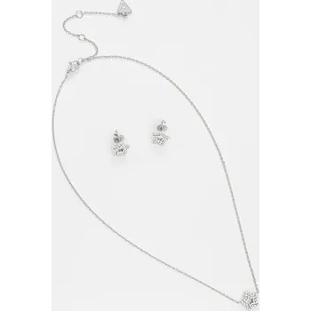 Náhrdelník Náušnice a náhrdelník Guess ICONIQUE JUBS05.117JW stříbrná SLV, vel. ONE SIZE