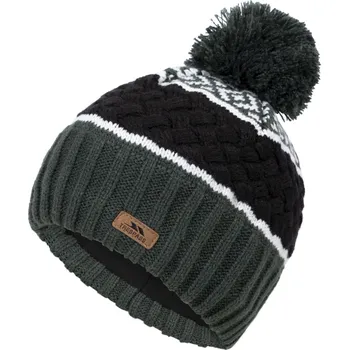 Čepice TRESPASS Dětská zimní čepice BÍLÁ|ZELENÁ|ČERNÁ