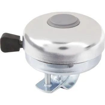 Zvonek na kolo Zvonek M-Wave stříbrný anodizovaný