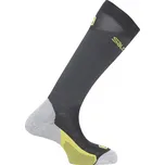Ponožky Salomon Touring black/dark cloud/corona yellow S