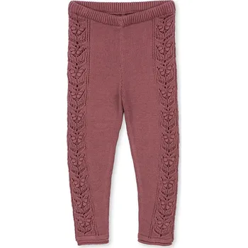 Dívčí legíny Dětské bavlněné legíny Konges Sløjd CABBY PANTS GOTS růžová barva, KS103738 KS103738.9BYA 34X, vel. 104