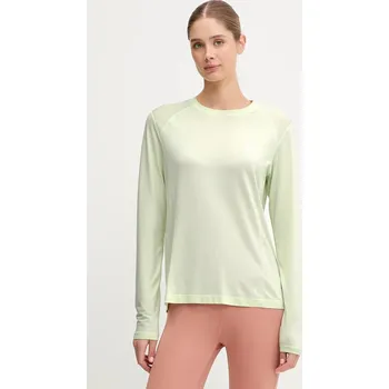 Pánské tričko Běžecké triko s dlouhým rukávem Compressport Performance tyrkysová barva, ATSW4955 07X, vel. S