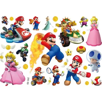 Odstranitelné tetování Smyvatelné Dočasné Tetování Dárek Pro Děti SUPER MARIO Dočasné Tetovačky