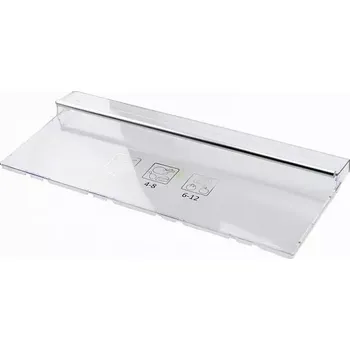 Příslušenství pro lednici ❄️ Panel na koš mrazniček Beko Blomberg - originální náhradní díl 4636510300 s rozměry 440×188×10 mm z mrazuvzdorného plastu pro bezpečné ukládání potravin