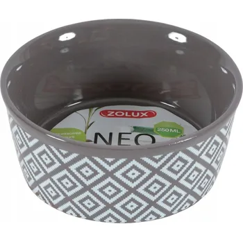 Miska pro psa ZOLUX Keramická miska pro hlodavce NEO 250 ml, šedá