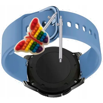 Pouzdro na mobilní telefon Řemínek Řemínek pro am pm PS217, Silikonový Modrý Smyčka, nastavitelný