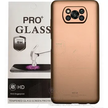 Pouzdro na mobilní telefon Zadní Kryt Audioimp pro Xiaomi POCO X3 NFC zlatá