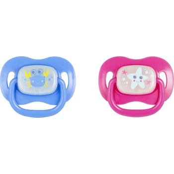 dudlíky Canpol babies Dudlík silikonový třešinka 6-18m LOVE&SEA Barva: Modrá