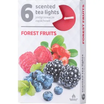 Svíčka Vonné čajové svíčky 6ks, Forest fruits 6x12 gram 90 gram