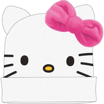 Čepice Zimní čepice Hello Kitty s mašlí