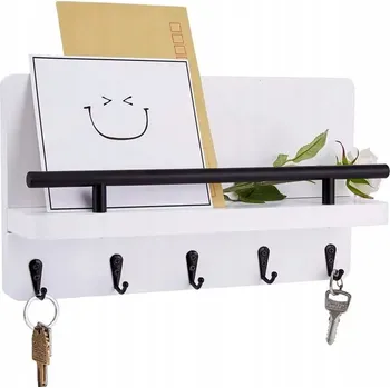 Věšák Šatní ramínko kovový INNET bílý, černý